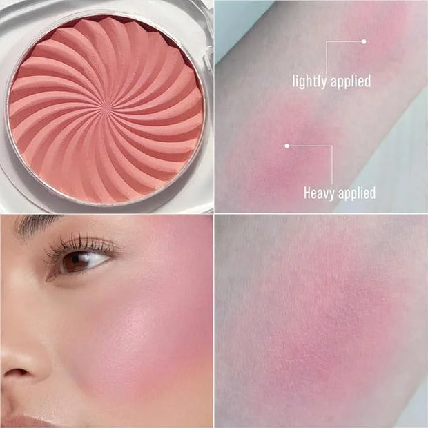 Cheeky Blush Compact for Face Cheeks, Talc Free Blusher Palette, Matte Powder Makeup, Natural Healthy, Mauve Pink Magenta ...