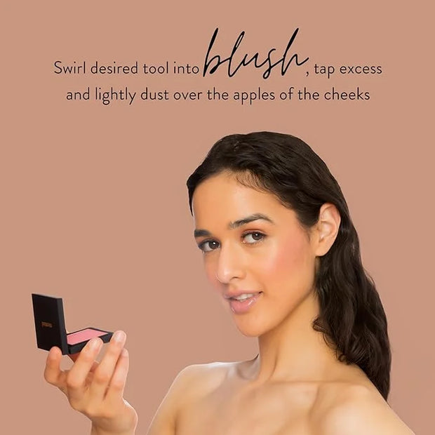 Mented Cosmetics Made in Italy, Cruelty Free Makeup, Vegan, Paraben Free, Shimmer Cheek Blush Palette for Face, Powder Fac...