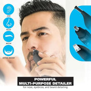 Wahl Pro Series® Rechargeable Eyebrow, Ear & Nose Hair Trimmer for Men – Painless DualTech® Eyebrow Trimmer & Facial Hair ...