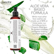 PURA D'OR Vitamin C Face Wash (8oz x2 = 16oz) Antioxidant Rich Facial Cleanser For Radiant Glow & Even Skin Tone - Gentle,...