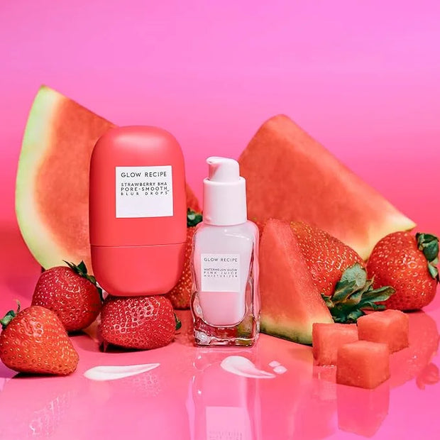 Glow Recipe Pink Juice Water Gel Face Moisturizer for Women, Men & Teens, Travel Size - Hydrating Hyaluronic Acid, Radianc...