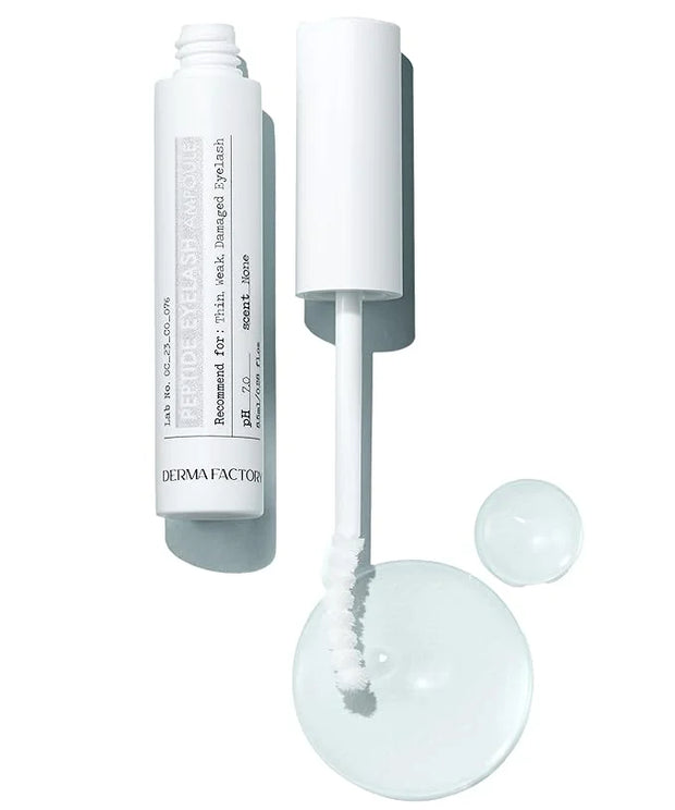 Derma Factory Peptide Eyelash Ampoule – Lash Growth Serum with Capixyl™ 3%, Caffeine 1%, and Brewer's Yeast Extract 86% – ...