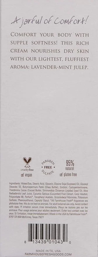 Farmhouse Fresh Rich Shea Butter Body Cream - Fluffy Bunny 8oz - Product Image