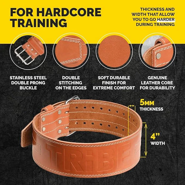 5mm Premium Weight Lifting Belt - 100% Genuine - Product Image
