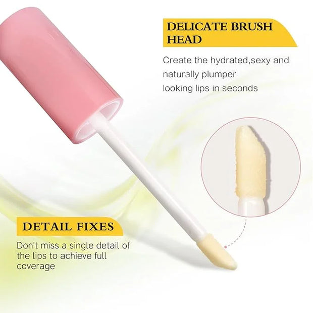 Hydrating Lip oil for women - clear lip gloss oil, Plumping Lip Oil for Dry Lip and Lip Care, Non-Sticky Long Lasting Lip ...