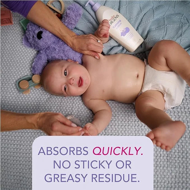 Jergens Baby Calming Lotion, Baby Calming Lotion, Lavender Baby Lotion, Baby Moisturizer with Shea Butter and Lavender Oil...