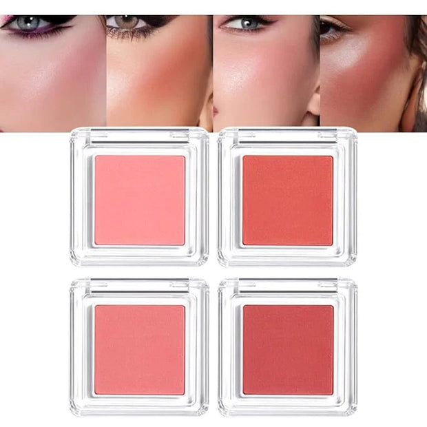 Blush for Cheeks Professional Makeup Palette, Comes with 4 Separate Powder Palette,Blendable and Fade-Resistant for Eyes,L...