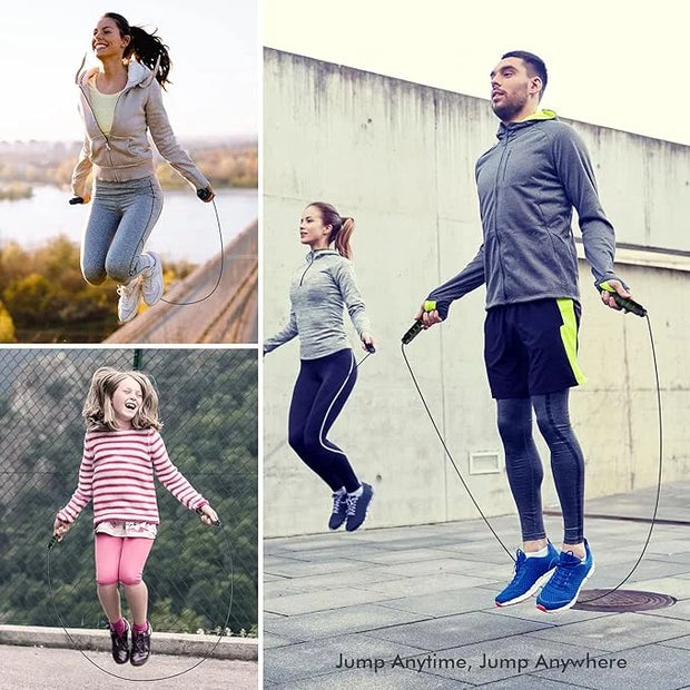 Jump Rope, Tangle-Free Rapid Speed Jumping Rope Cable - Product Image