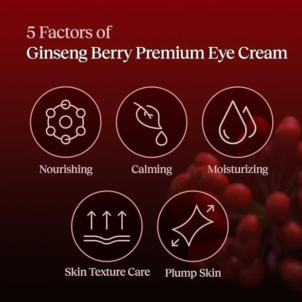 Ginseng Berry Premium Moisturizing Eye Cream with Ginseng Berry Fermentation Filtrate (Eye Cream 1.01 fl.oz) - Product Image
