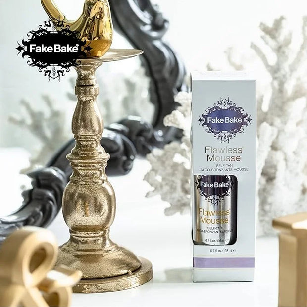 Fake Bake Flawless Self Tanning Mousse Streak-Free, Long-Lasting Natural Glow For All Skin Tones Women & Men - Sunless Tan...