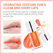 Hydrating Lip Glow Oil, Moisturizing Lip Glow Oil, Nourishing Glossy Transparent Lip Oil, Plumping Lip Oil, Lip Balm, Non-...