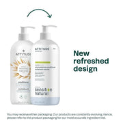 ATTITUDE Hair Conditioner for Sensitive Dry Scalp, Soothing Oat, Naturally Derived Ingredients, Dermatologically Tested, V...