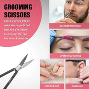 Eyebrow Trimmer Kit, 7 in 1 Eyebrow Scissors, Tweezer, Razor, Gromming Scissors Brush for Women Men, Gifts for Stocking St...