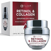 Retinol Eye Cream with Collagen - Anti-Aging, Hydrating & Reduces Puffiness & Wrinkles - Dermatologist Tested, Cruelty-Fre...