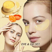 30 Pairs of Eye Masks and 10 Pairs of Lip Masks Skincare Gift Set,Moisturizing Lip Patches and Under Eye Patches for Women...