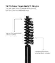 MAKE Beauty Infinite Hold Brow Gel. Clear Eyebrow Gel with Brush. Sculpt, Define, and Set Eyebrows - All-Day Wear - Produc...