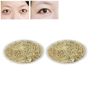 Gel Ice Pack, Hot Cold Eye Gel Ice Pack, Reusable Cooling Eye Cover for Dark Circles Puffiness, Redness and Eye Relax (Gol...