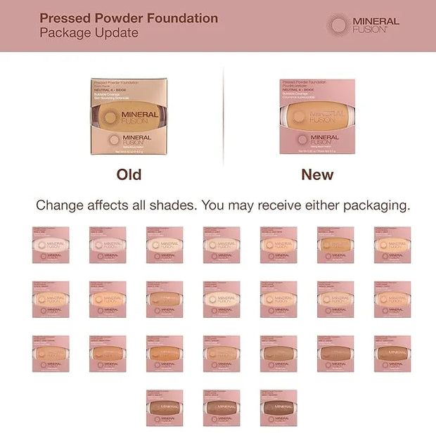 Mineral Fusion Olive 2 Makeup Pressed Powder Foundation By 0.32 Oz (mf1004) - Product Image