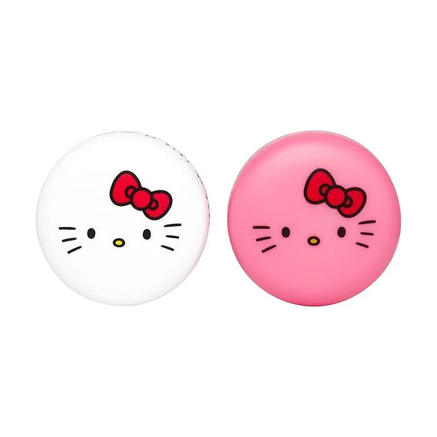 The Crème Shop Duo lip balm Moisture Remedy macaron Hello Kitty icing on the cake and mixed berry flavor - Product Image