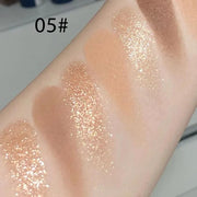 9 Colors Matte Nude Pink Shimmer Gold Dark Brown Colorful Eyeshadow Palette Matte Shimmer Korean Natural Eye Shadow palett...