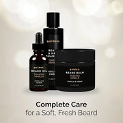 Golden Grooming Co. Everyday Beard Bundle – Complete Beard Care Set | Includes Beard Oil, Balm & Shampoo (Regular, Toasted...