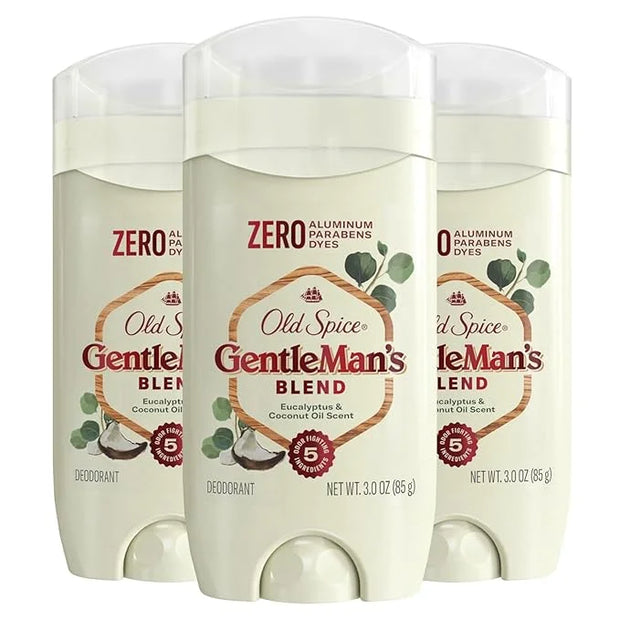 Old Spice GentleMan's Aluminum Free Dry Feel Deodorant for Men, 24/7 Lasting Freshness, Gentle on Skin with Skin Condition...