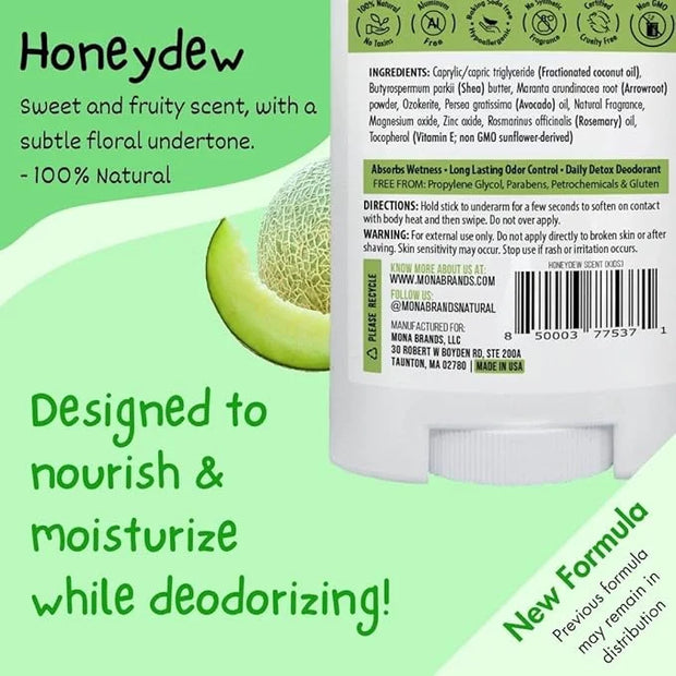 MONA 100% Natural Deodorant for Kids, Preteens & Teens | No Baking Soda, Synthetic Scents or Aluminum | Safe for Girls & B...