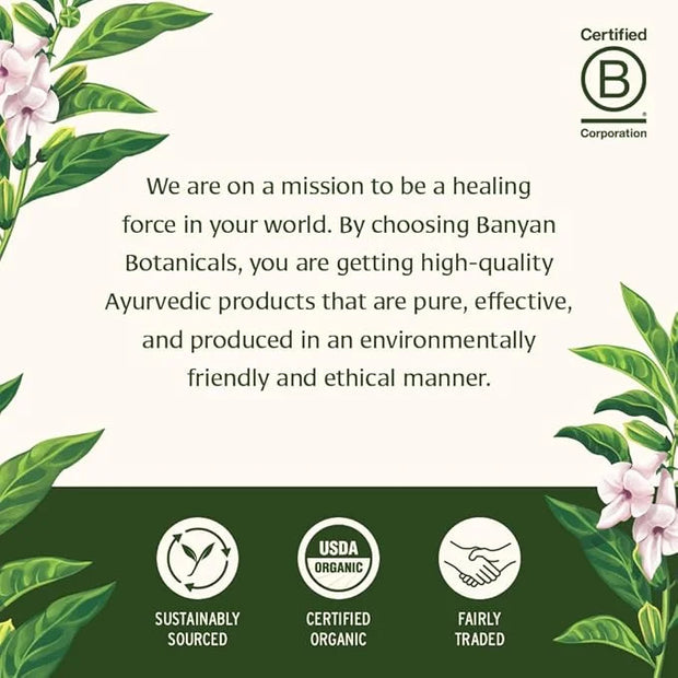 Banyan Botanicals Mint Cardamom Tooth Powder – Ayurvedic Fluoride-Free Toothpaste Alternative with Miswak & Activated Char...