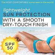 Surface Dry Touch Body Sunscreen Stick - Reef Safe, Ultra-Light & Clean Feeling, Broad Spectrum UVA/UVB Protection, Parabe...