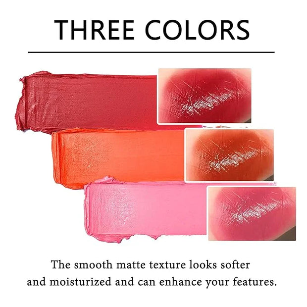 Cream Blush Sticks for Cheeks Gift Set with Makeup Sponges,Lightweight Solid Makeup Blush Stick,Waterproof Cheek Blusher M...