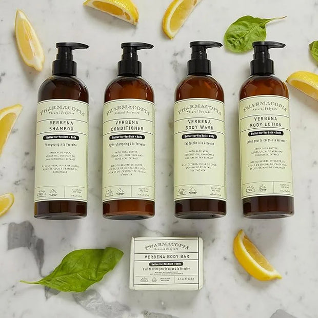 Pharmacopia Verbena Body Lotion - Hydrating Natural Moisturizer with Aromatherapy Benefits - Cruelty-Free Vegan Skin Care ...