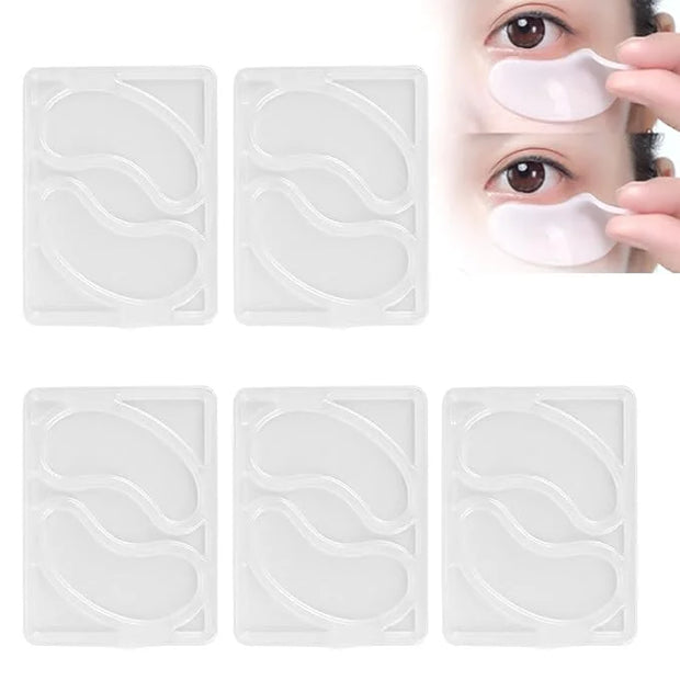 Eye Mask, 5Pcs Reusable Eye Mask Multifunctional Mask Patch Tray Plate Set Reusable Portable Eye Patches for Facial Mask M...