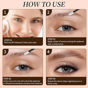 Natural Eyebrow Growth Serum To Grow Brows for Women, Fuller, Thicker, Longer Brows, 4ML Plant Extracts Enhancer, Visible ...