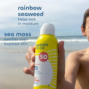 Seaweed Bath Co. Kid's Mineral SPF 50 Broad Spectrum Sunscreen Spray, 6 Ounce (Pack of 2), Papaya Scented, Water Resistant...
