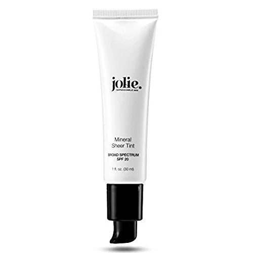 Jolie Mineral Sheer Tint SPF 20 Oil Free - Face Tinted Moisturizer - Hydration - Coverage - Sunscreen- Mineral Formula - V...