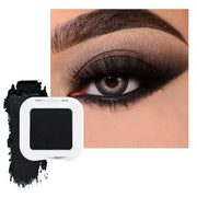 Dark Black Matte Eyeshadow – Smoked Eye Shadow, Daily Waterproof Long-Lasting Eyeshadow Powder Palette for Women Neutral E...