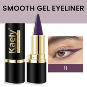 Kaely Dark Purple Gel Eyeliner Pencil,Waterproof Smudge Proof Eye Liner Pen,Cat Eye Goth Halloween Makeup,Eye Black Face P...