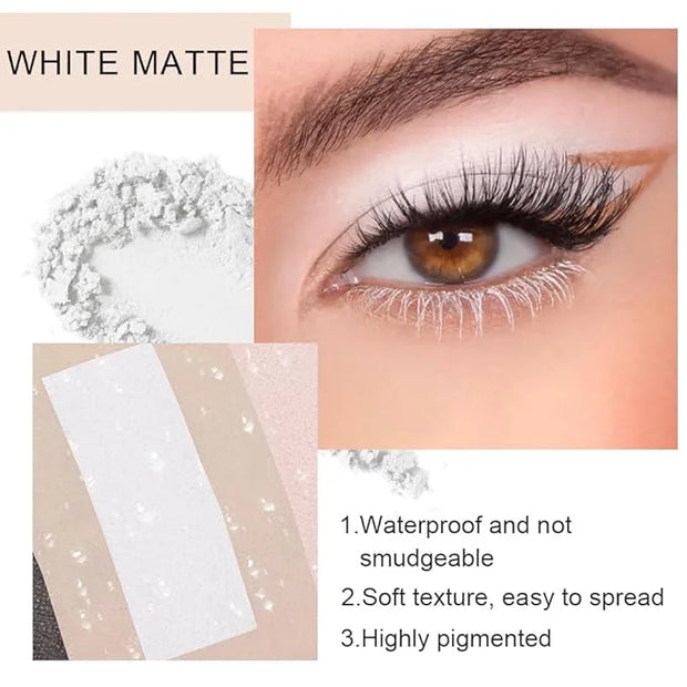 Eyeshadow Single Matte, High-Pigment Monochrome Eye Shadow Pressed Powder, Everyday Velvety Silky Eye Makeup Looks, Profes...