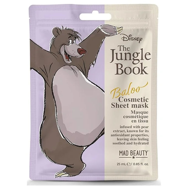 The Jungle Book Cosmetic Sheet Mask Set Disney | MAD Beauty | Aloe vera, Hydrating Moisturizing Trio Baloo Hathi Shere Kha...