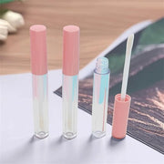 10cm Empty Lip Gloss Tubes With Wand Lipgloss Tubes Cute With Pink Lids Lip Balm Bulk Refillable Cosmetic Containers Diy L...