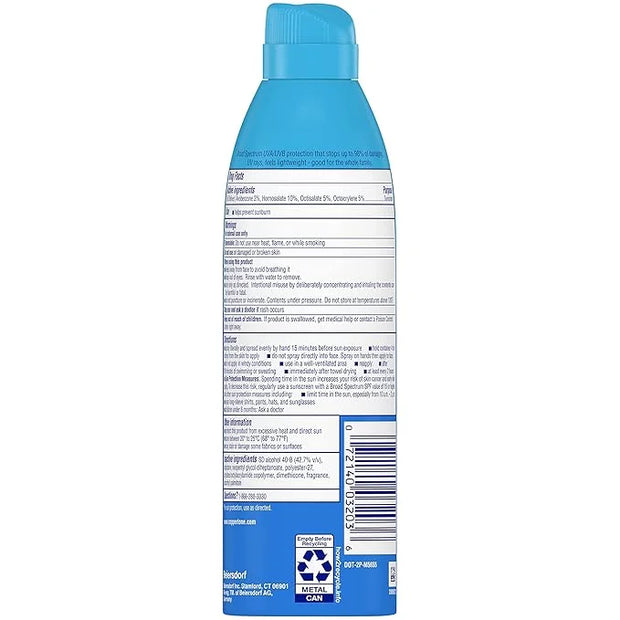 Coppertone Complete Sunscreen Spray SPF 50, Spray Sunscreen for Body, Lightweight, Water Resistant, 5.5 Oz, Pack of 3 - Pr...