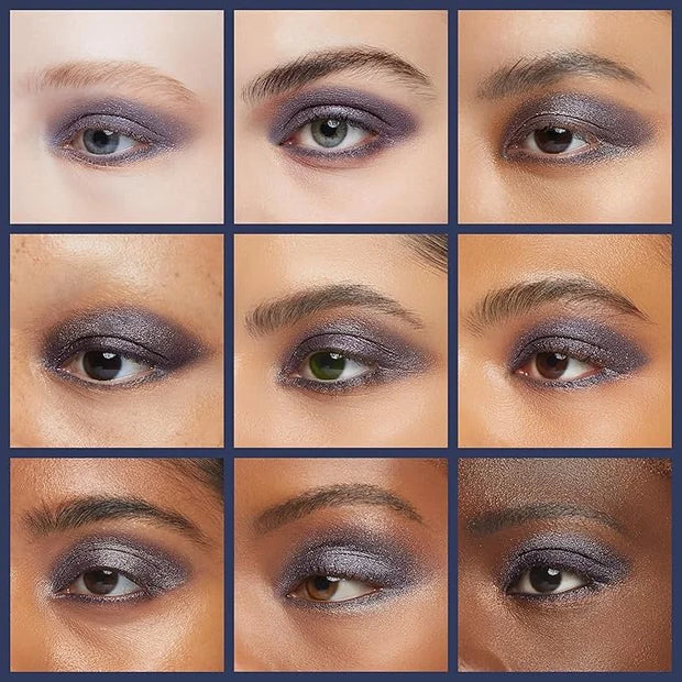 Twilight Shimmering Deep Blue Navy Pressed Powder Single Vegan Eyeshadow; Talc, Paraben & Cruelty Free - Product Image