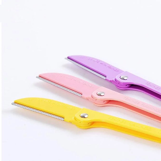 Eyebrow Razor, Facial Hair Trimmer, Eyebrow Shaver Razor, Face Razor and Eyebrow Sharper for Women and Men 3 PCS - Product...