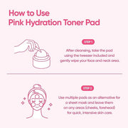 BANILA CO Clean it Zero Pink Hydration Toner Pad | Vegan Korean 3-Layered Pads | Hyaluronic Acids and Vitamin Complex to M...