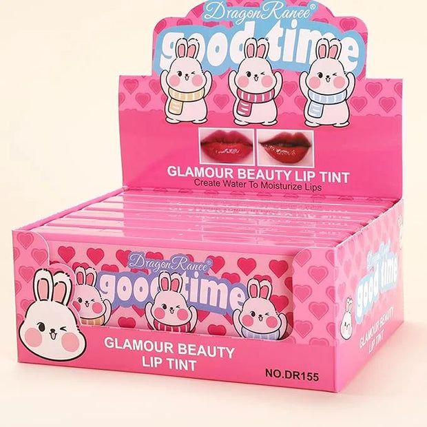 Eakroo 10 Colors Lip Tint Stain Set, Korean Lip Gloss Watery Lip Stain Moisturizing Mini Liquid Lipstick Set, Multi-Use Li...