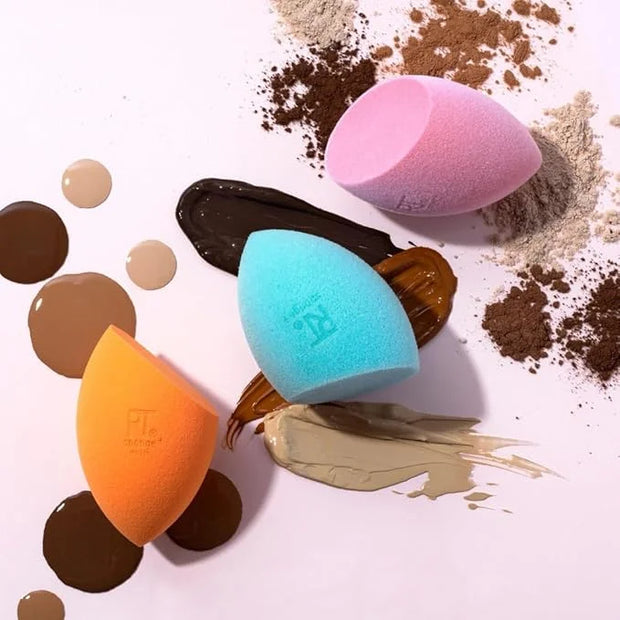Real Techniques 6 Pack Assorted Makeup Blending Sponges, 3 Miracle Makeup Sponges, For Blending, Baking, And Setting, Use ...