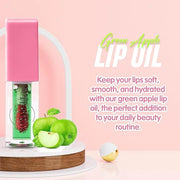Hydrating Lip Glow Oil - Plumping Lip Oil Gloss Tinted for Lip Care and Dry Lips, Non Sticky & Fresh Texture, Shiny and Mo...