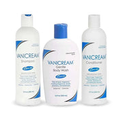 Vanicream, Free and Clear Shampoo, Conditioner and Body Wash Set, For Sensitive Skin, Fragrance and Paraben Free - 12 Ounc...