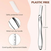 Eyebrow Razor, Dermaplaning Tool for Face, Face Razors for Women, Dermaplane Razor, Hair Removal and Exfoliation, Facial R...