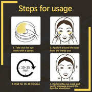 LIYALAN 24K Gold Under Eye Patches for Dark Circles and Puffiness Eye Mask Skin Care Products for Puffy Eyes Beauty for Wo...